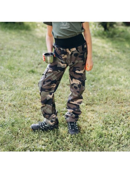 Softshell kalhoty "Bahňáky" (Velikost 122/128)