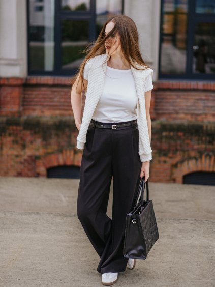 Dámské široké kalhoty Wide černé