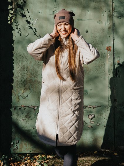 Dámský kabát Melori Crema