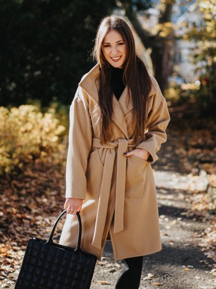 Dámský kabát Lorine Camel
