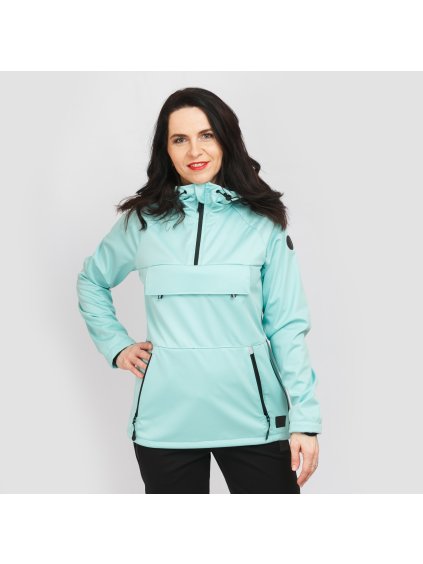 Dámská mentolová softshell bunda (Velikost M)