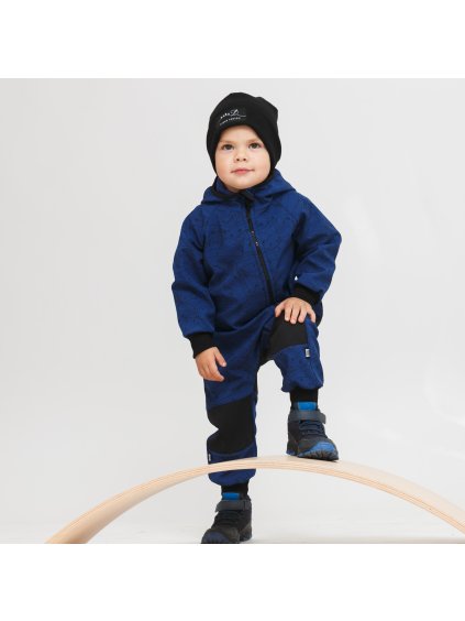 Modrá softshell kombinéza hory (Velikost 86/92)