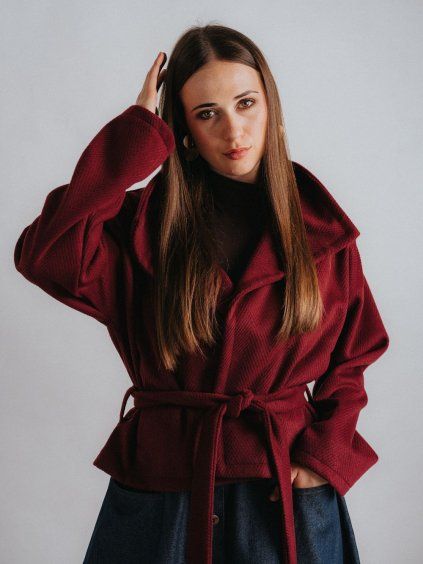 Kabát Lori Burgundy 3