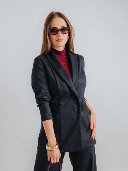 Dámské oversize sako Axis herringbone