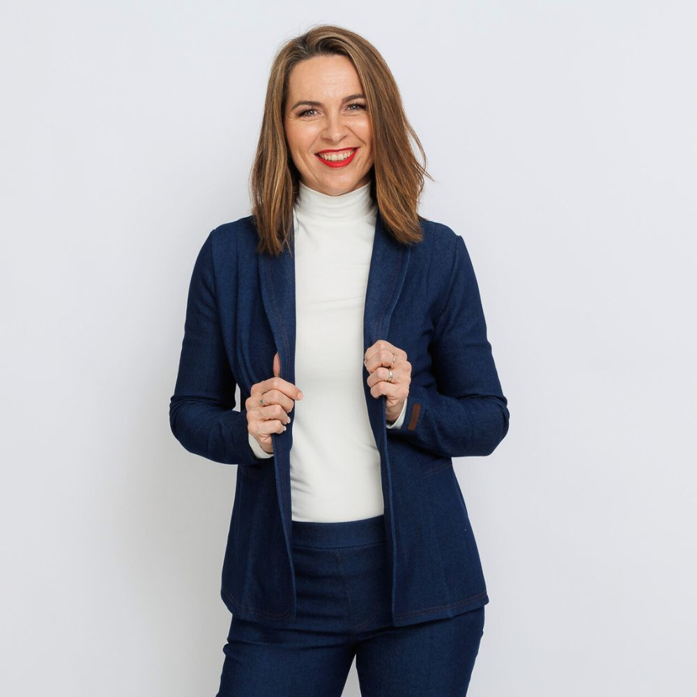 Dámské denim sako (Velikost M)
