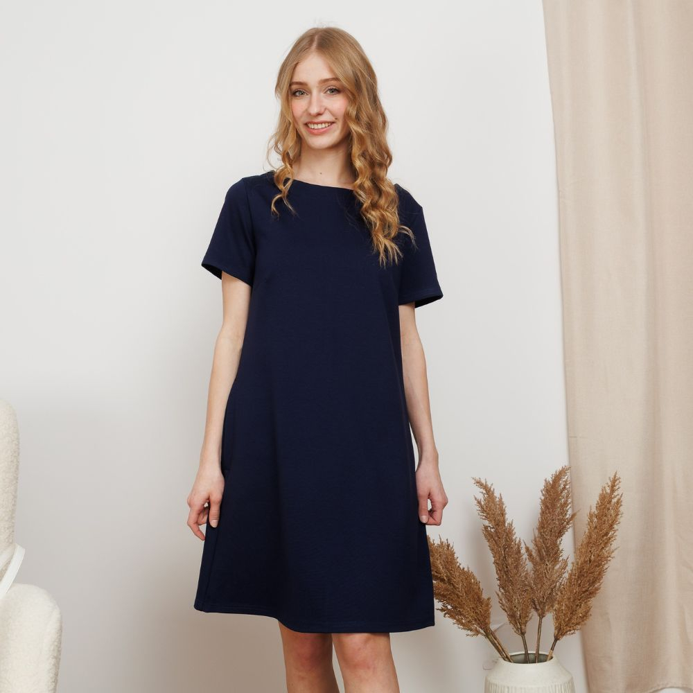 Šaty Flow Navy (Velikost M)