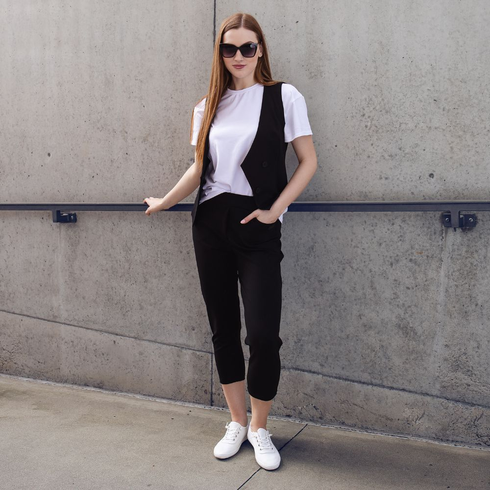 Kalhoty Edge Black (Velikost M)