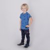 Dětské modré tričko les (Velikost 86/92)