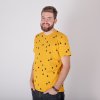 Pánské hořčicové tričko les (Velikost M)