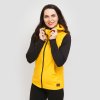 Dámská hořčicová softshell vesta (Velikost 40/42)