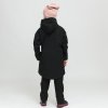 Dětský černý softshellový oversize kabátek (Velikost 98/104)