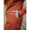Dámský terakota softshell oversize kabátek 8