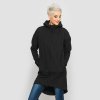 Dámský černý oversize softshell kabátek (Velikost L/XL)