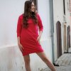 Šaty Raindrop Short Night Red (Velikost M)