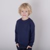 Dětská navy mikina z vafloviny (Velikost 110/116)