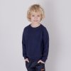 Dětská navy mikina z vafloviny (Velikost 110/116)