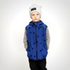 Modrá softshell vesta les (Velikost 98/104)