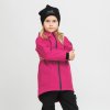 Dětský fuchsiový softshellový oversize kabátek (Velikost 110/116)