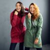 Dámská zelená softshell parka 30/15 (Velikost M)