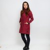 Dámský vínový softshell kabátek 30/15 (Velikost M)