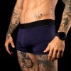 Trio boxerky - navy/černá/fuchsie (Velikost M)