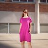 Šaty Raindrop Short Day Magenta (Velikost M)