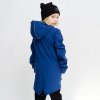 Dětská modrá softshell parka (Velikost 98/104)