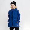 Dětská modrá softshell parka (Velikost 98/104)