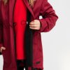 Dětská vínová softshell parka 30/15 (Velikost 98/104)