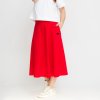Dlouhá červená sukně (Velikost M)