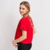 Červený crop top (Velikost M)