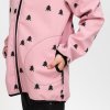 Starorůžová softshell bunda les (Velikost 98/104)