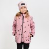 Starorůžová softshell bunda les (Velikost 98/104)