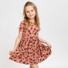 Dětské starorůžové šaty leopard (Velikost 98/104)