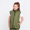 Vínová softshell vesta s bambusem 30/15 (Velikost 98/104)