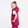 Vínová softshell vesta s bambusem 30/15 (Velikost 98/104)