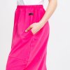 Fuchsiová sukně s kapsami (Velikost L/XL)