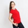 Červený basic top (Velikost M)