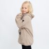 Béžová hřejivá mikina s kapucí (Velikost 98/104)
