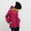 Vínová prostřižená softshell bunda (Velikost 98/104)