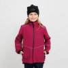 Vínová prostřižená softshell bunda (Velikost 98/104)