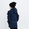 Navy prostřižená softshell bunda (Velikost 98/104)