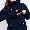 Dámská navy softshell bunda (Velikost M)