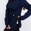 Dámská navy softshell bunda (Velikost M)