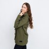 Dámský krátký khaki softshell kabátek (Velikost M)
