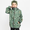 Zelená softshell bunda se stavebními stroji 30/15 (Velikost 98/104)