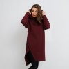 Bordó mikina s rozparkem (Velikost L/XL)