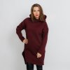 Bordó mikina s rozparkem (Velikost L/XL)