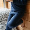 Navy MERINO leginy (Velikost 110/116)