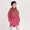 Dětský pudrový softshellový oversize kabátek (Velikost 110/116)
